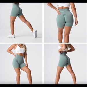 Sage green NVGTN scrunch shorts! Size small, like new!